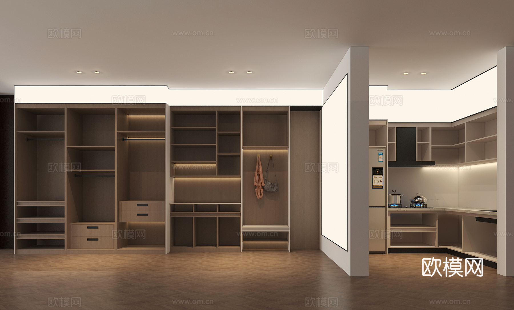 2025全屋定制衣柜厨柜拆单图cad施工图