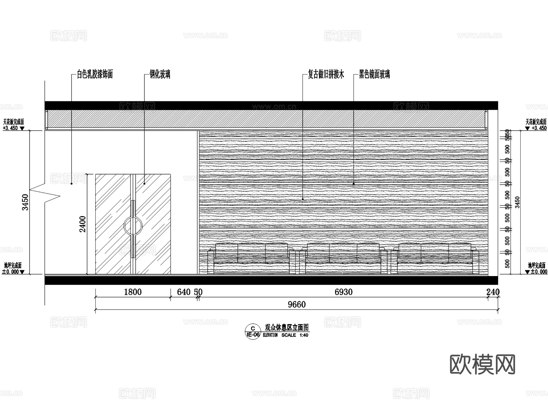 泉州港船舶文化展示馆室内工装CAD施工图cad施工图