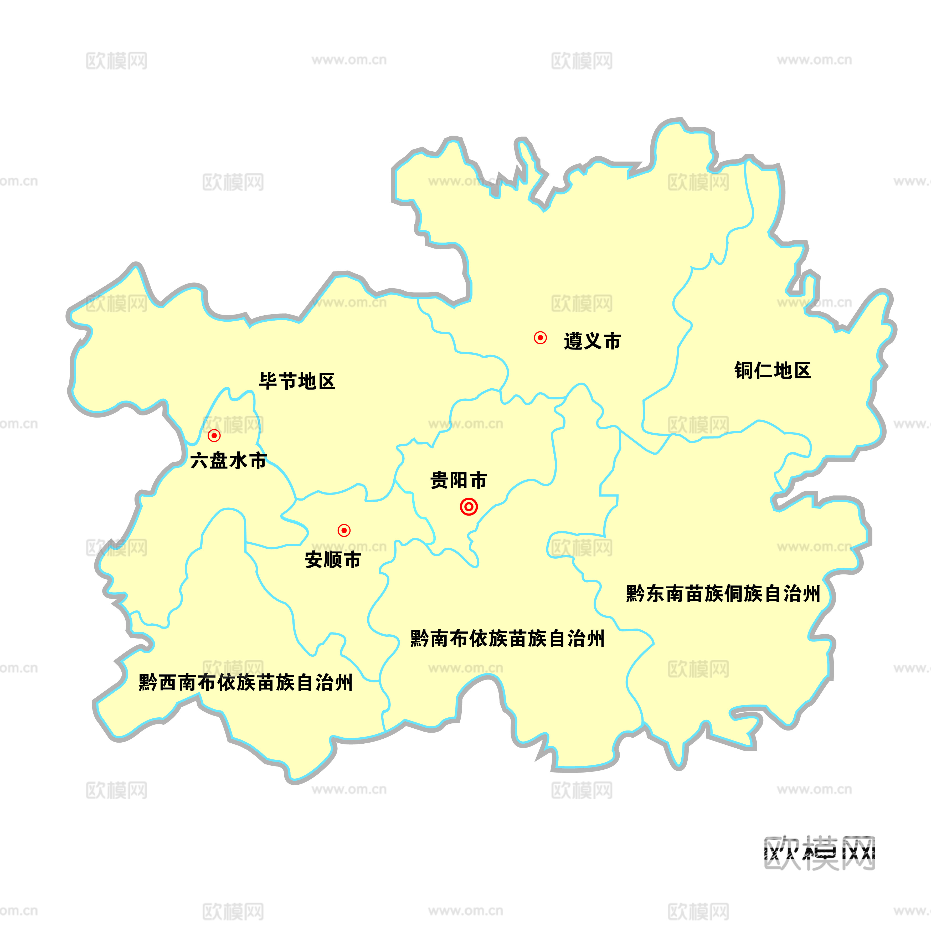 贵州省地图下载