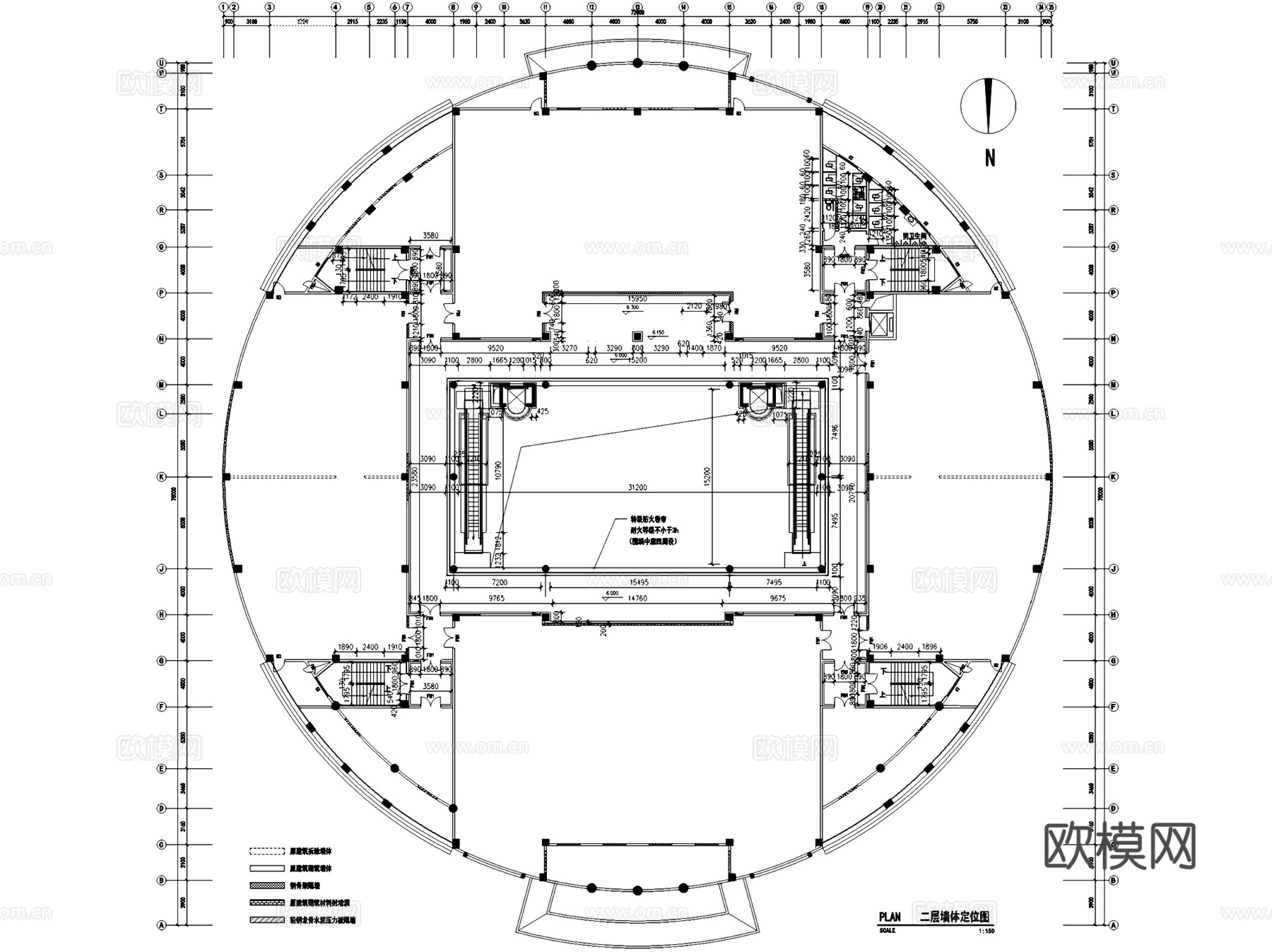 广东连南瑶族博物馆展厅室内平面CAD施工图cad施工图