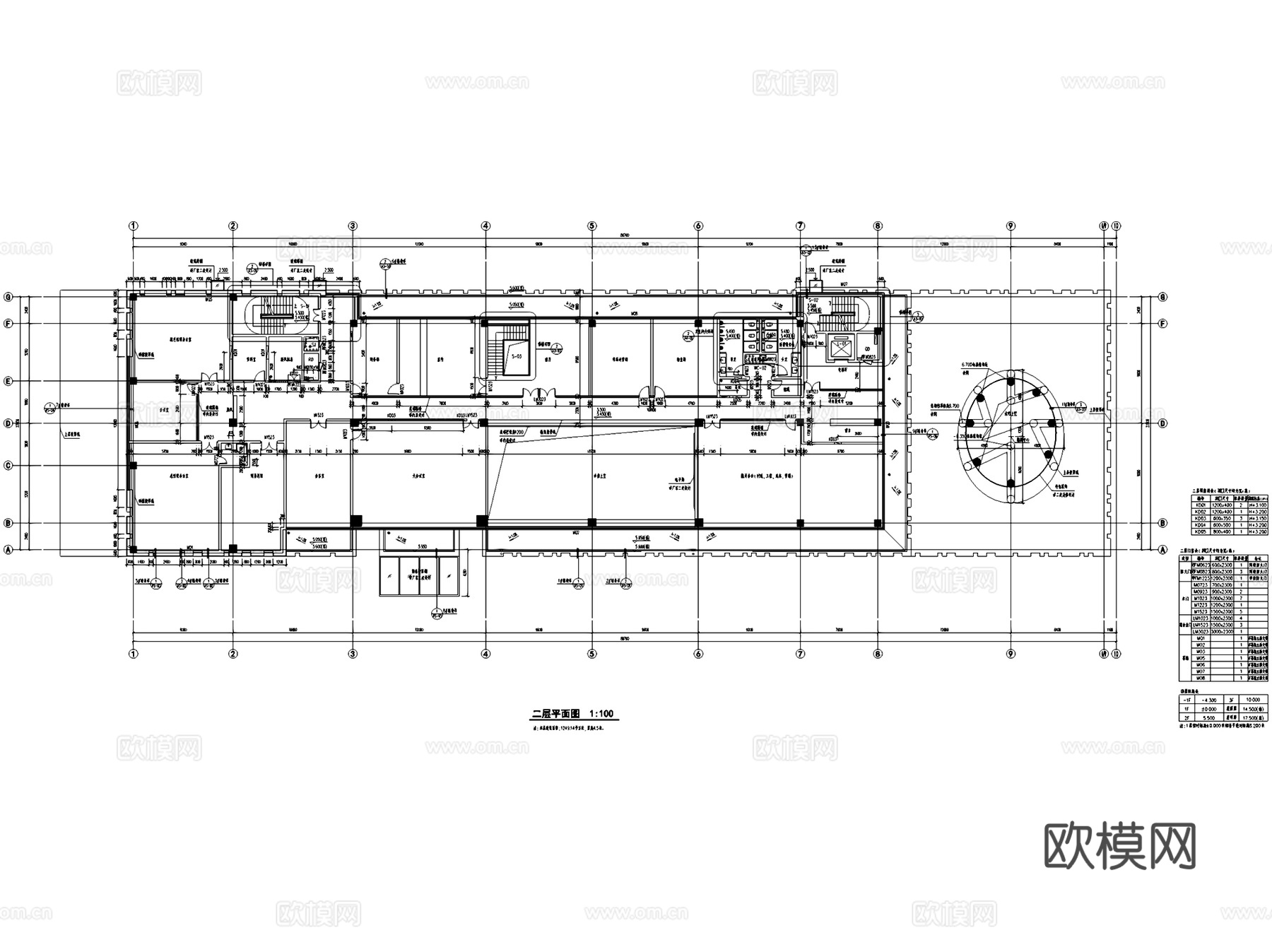 庞口农业机械装备制造交易中心产业规划馆建筑CAD施工图整套cad施工图