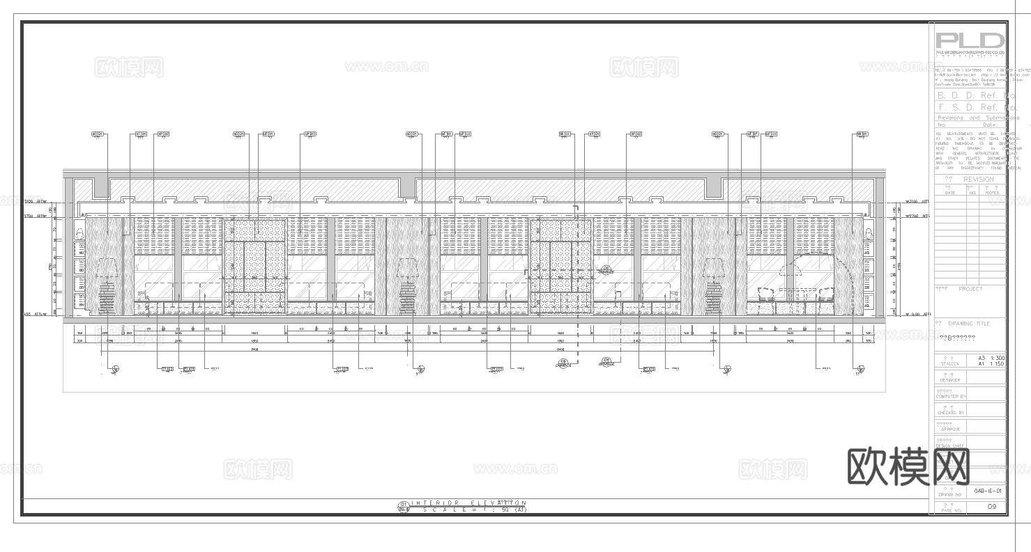 最新8套 棋牌室 施工图合集cad施工图