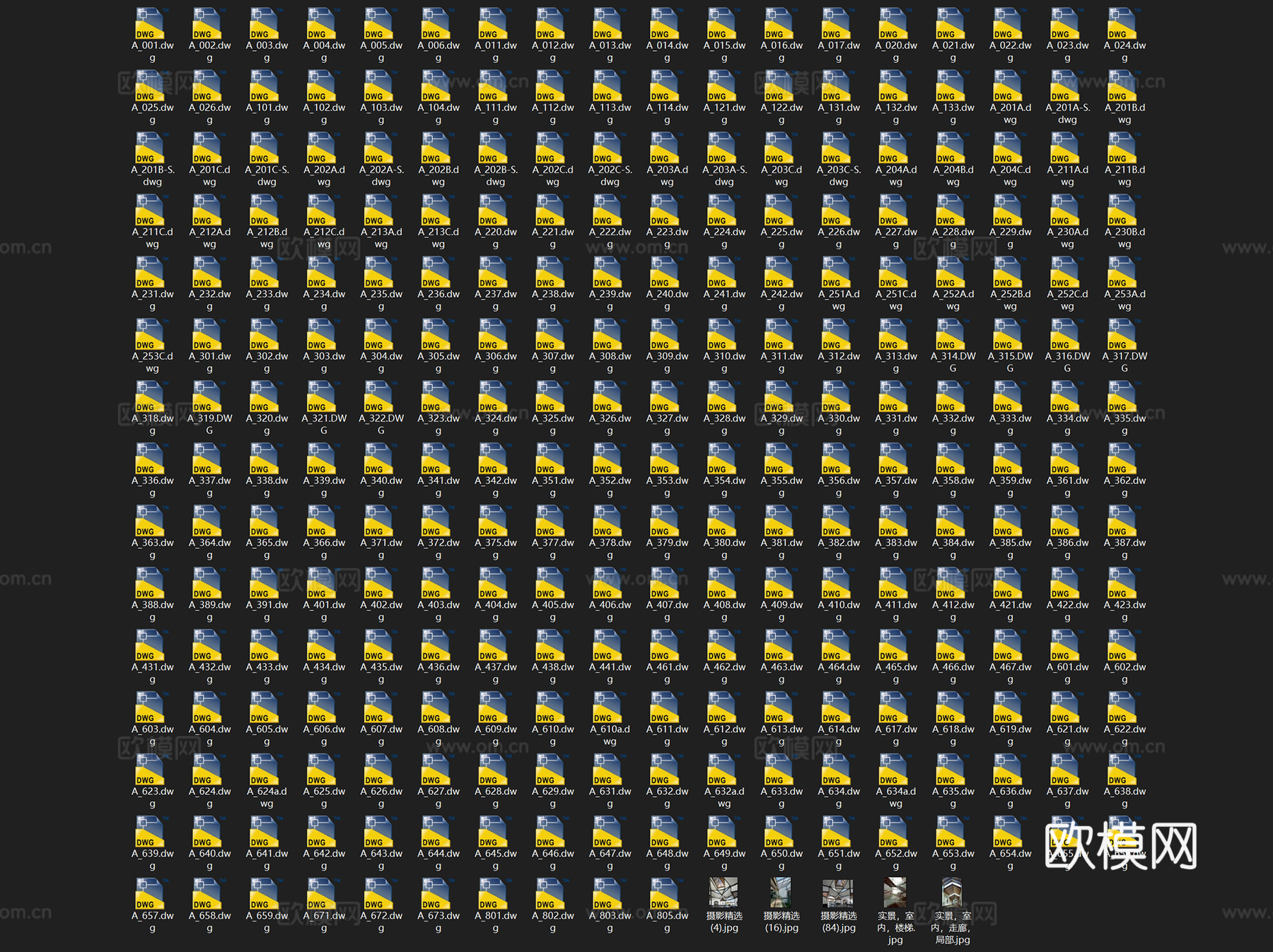 苏州博物馆新馆室内工装CAD施工图cad施工图