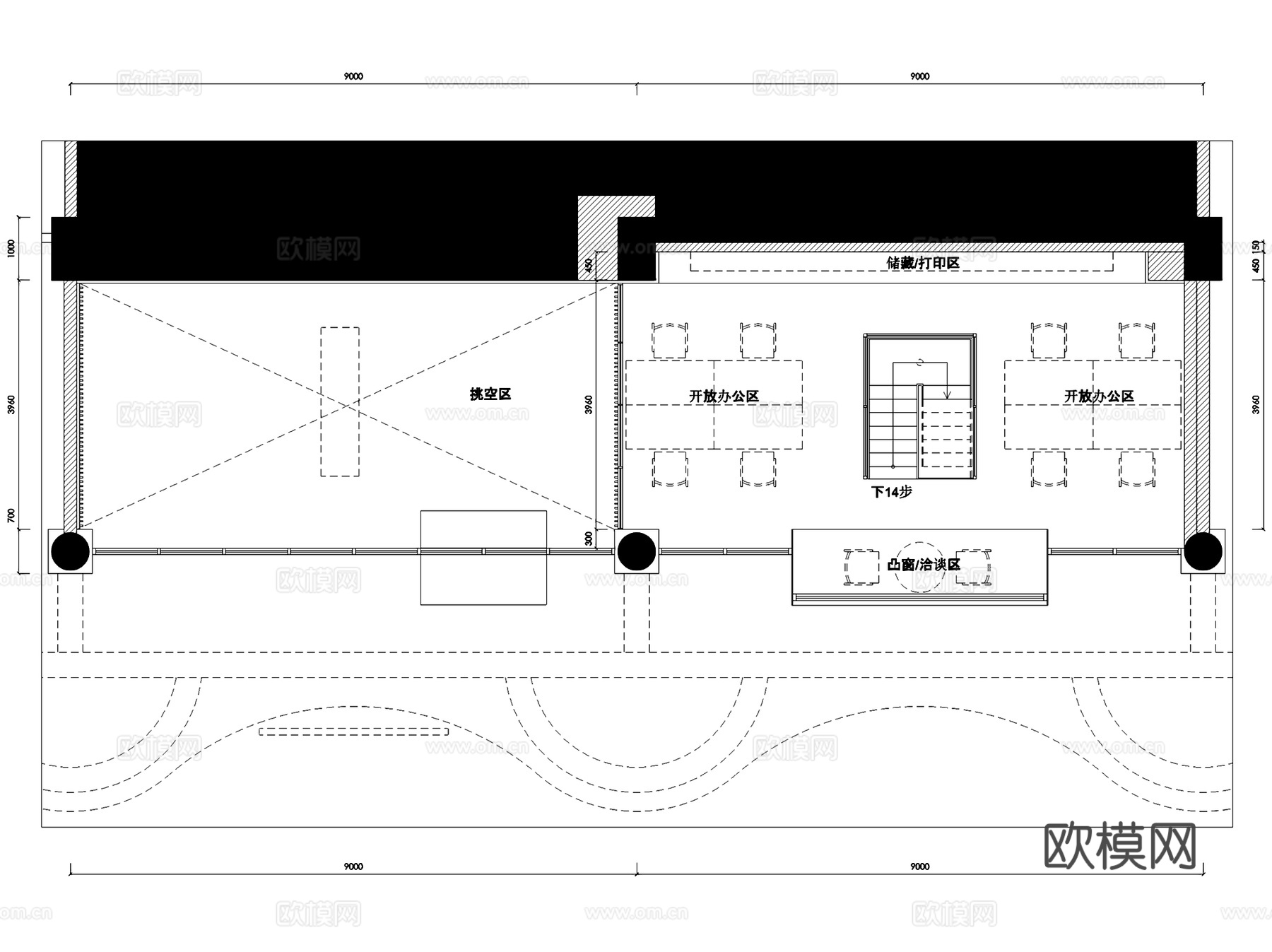 北京Fimes衣柜展厅室内工装CAD施工图cad施工图