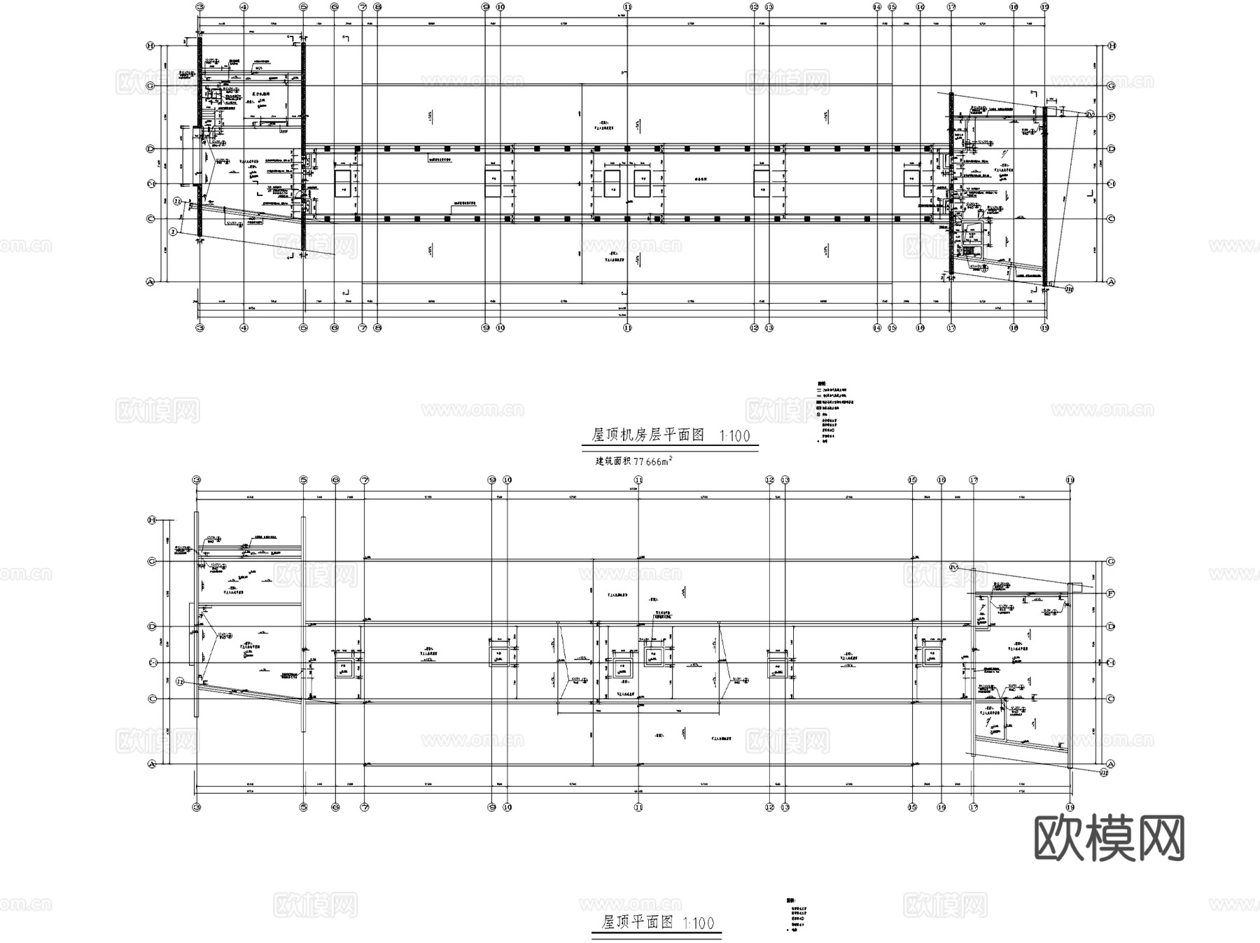 吉首美术馆建筑及相关专业CAD施工图cad施工图