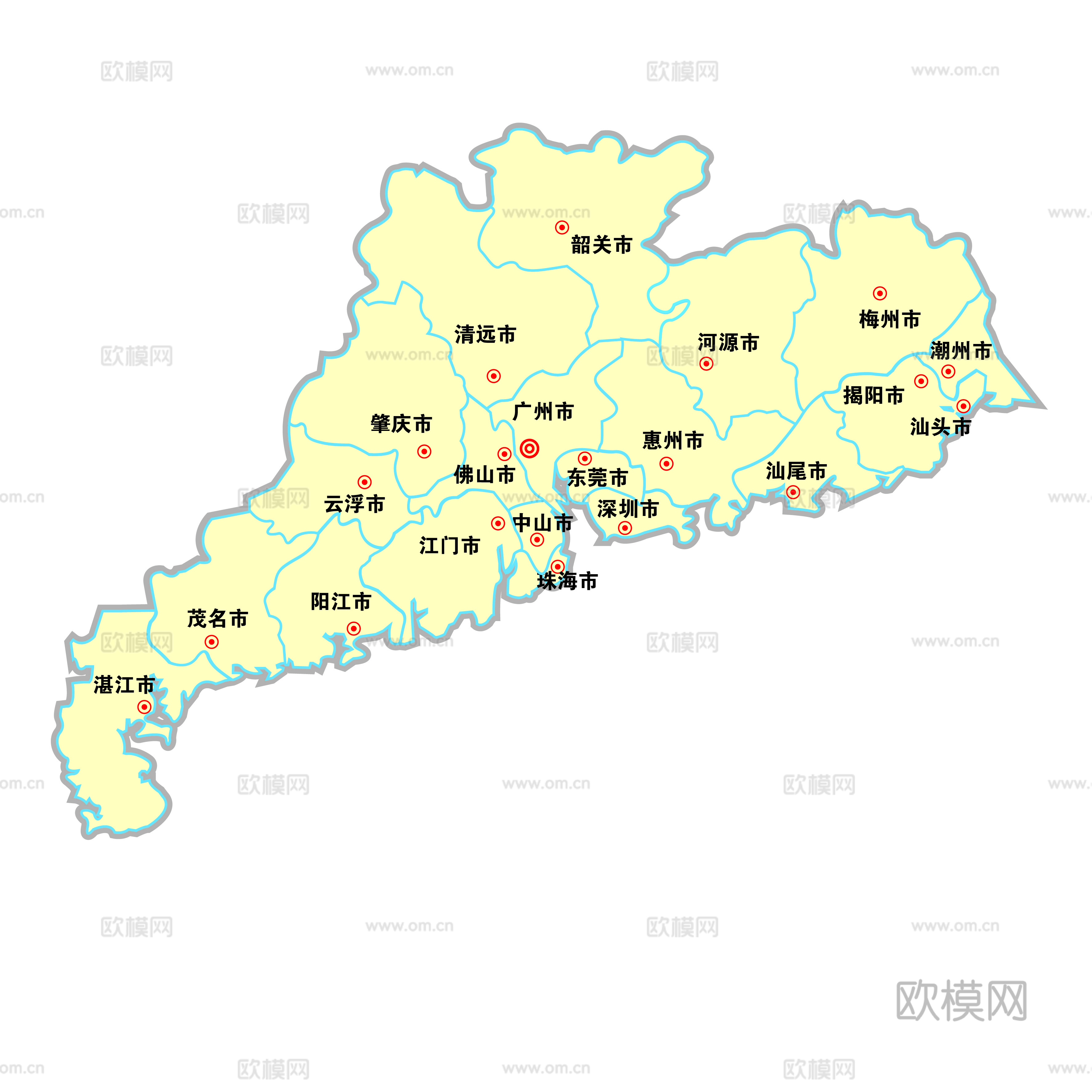 广东地图