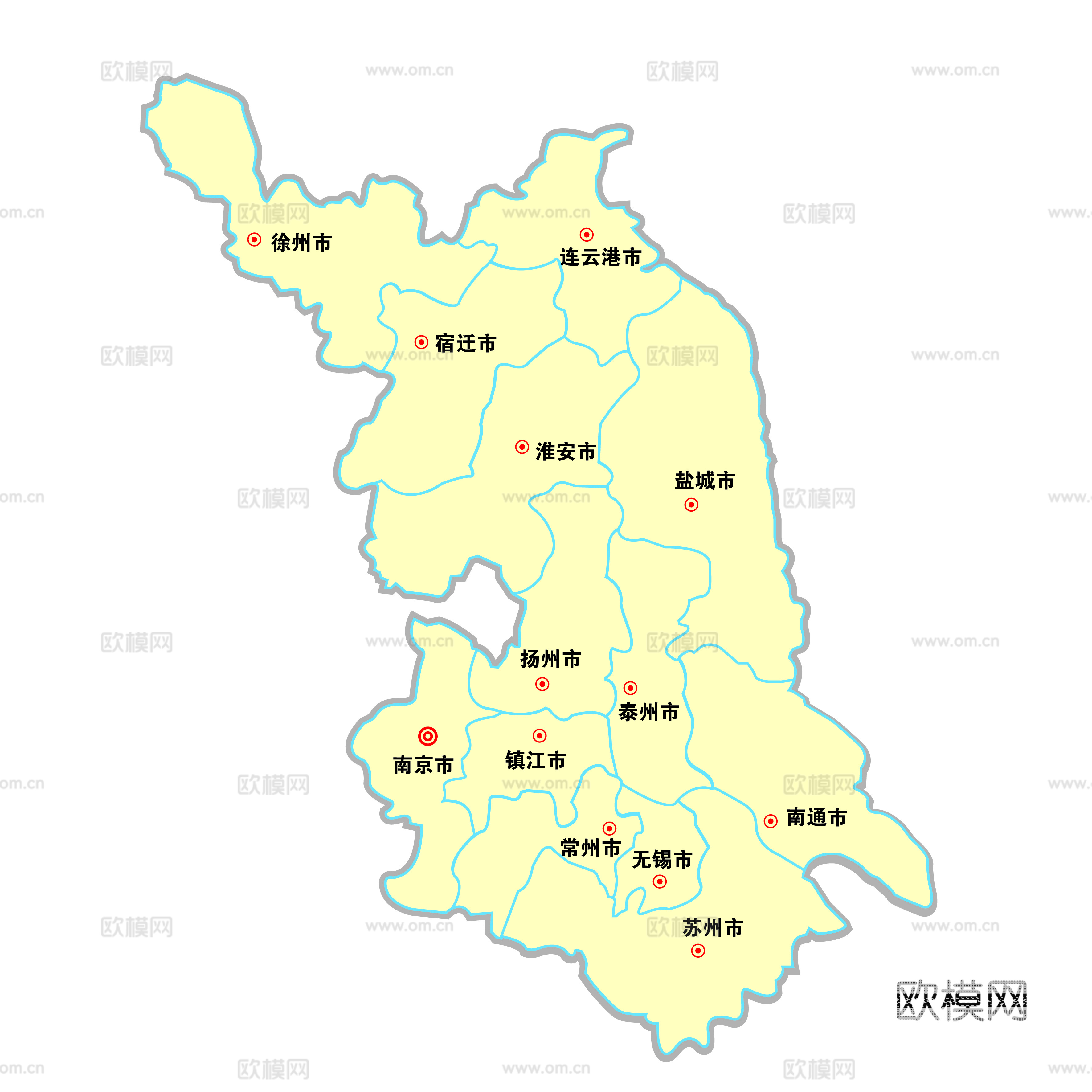 江苏省地图下载