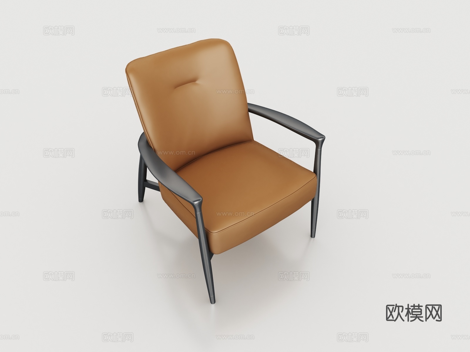 Malerba 休闲椅 扶手椅 单椅3d模型下载（渲染图1）