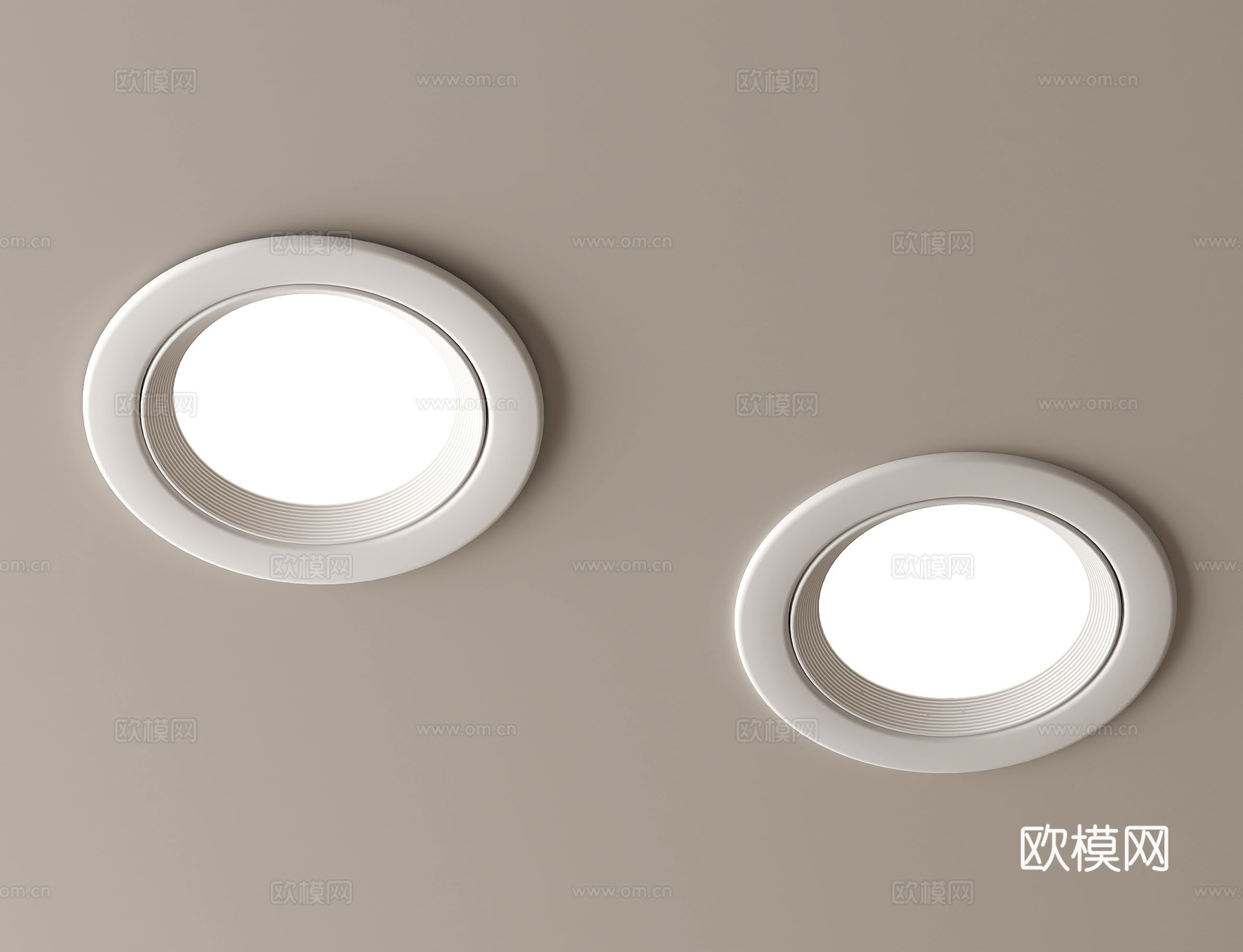 现代筒灯射灯 嵌入式筒灯射灯su模型