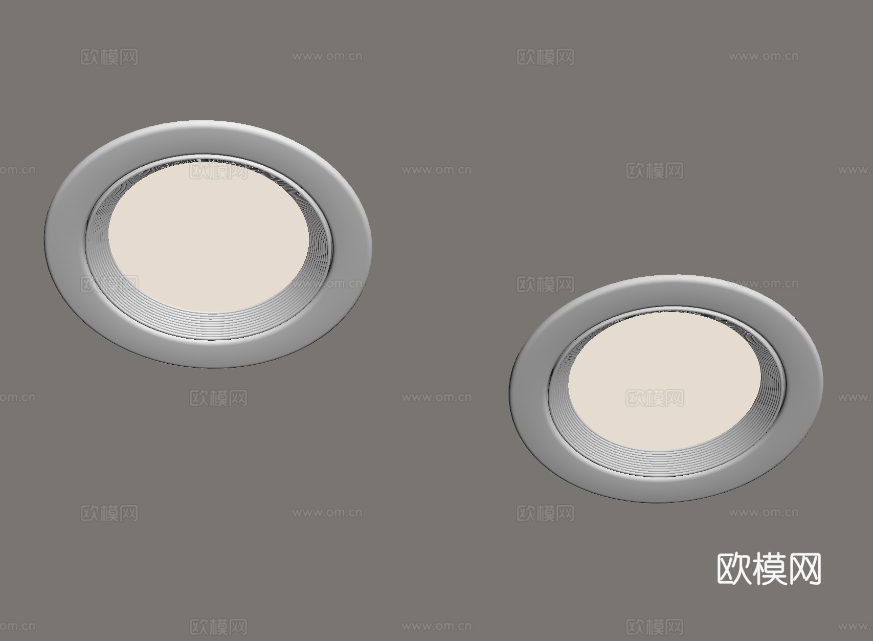 现代筒灯射灯 嵌入式筒灯射灯su模型