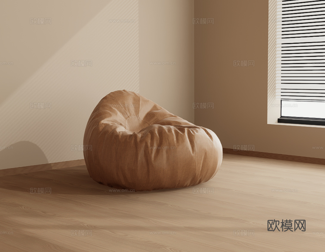 懒人沙发su模型