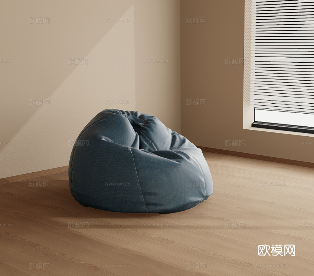 懒人沙发su模型