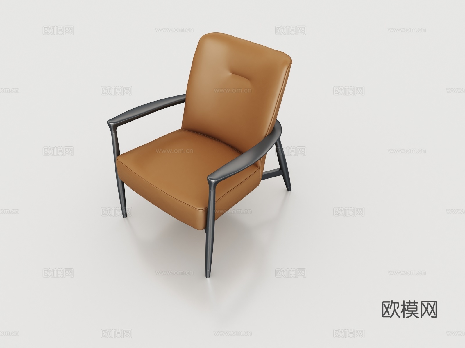 Malerba 休闲椅 扶手椅 单椅3d模型下载（渲染图3）
