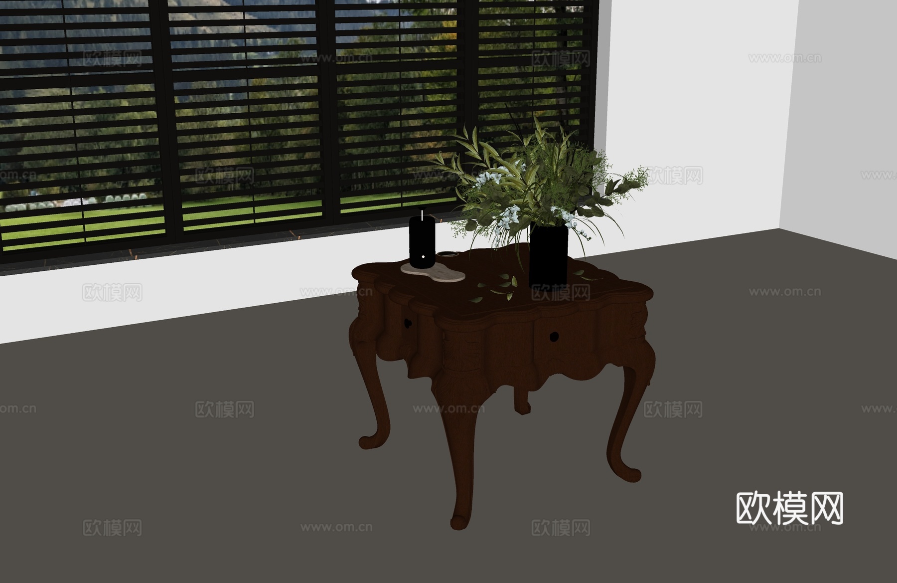 角几 边几 美式边几 法式边几 美式角几 法式角几su模型