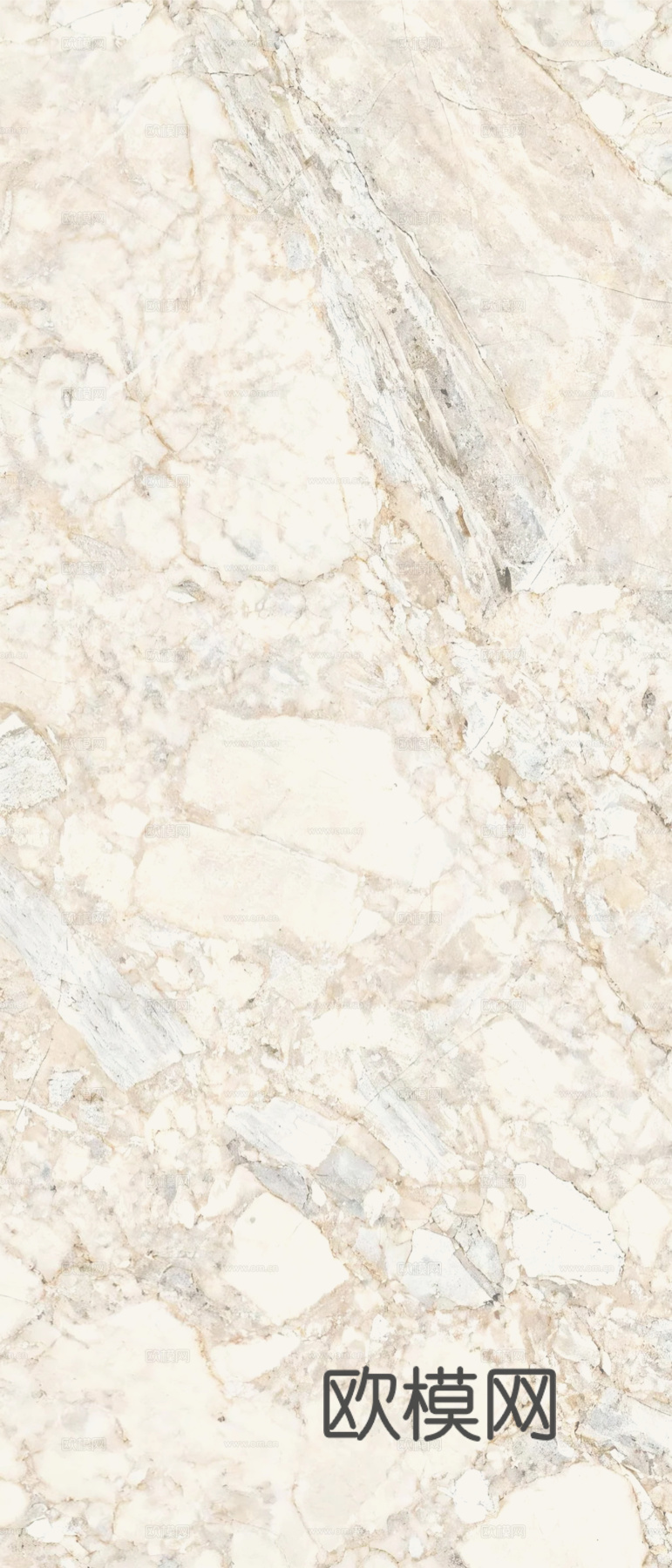 现代简约 法式 米黄色大理石瓷砖岩板 米黄 奶油色大理石