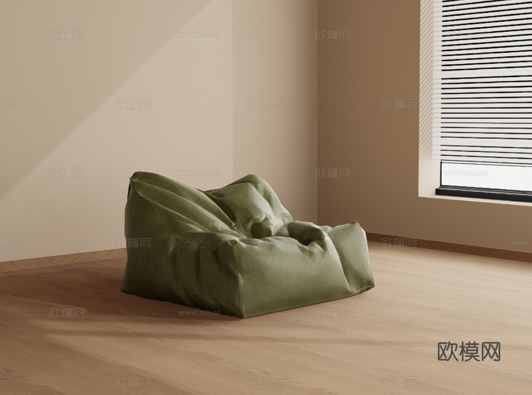 懒人沙发su模型下载（渲染图1）