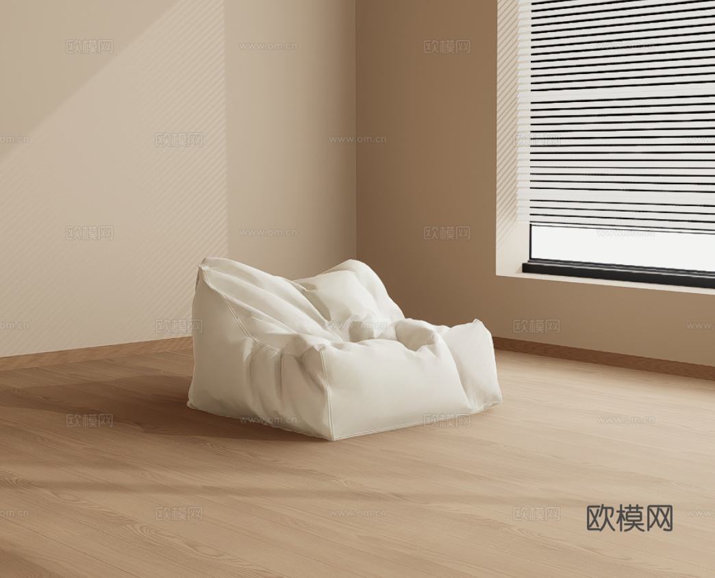 懒人沙发su模型