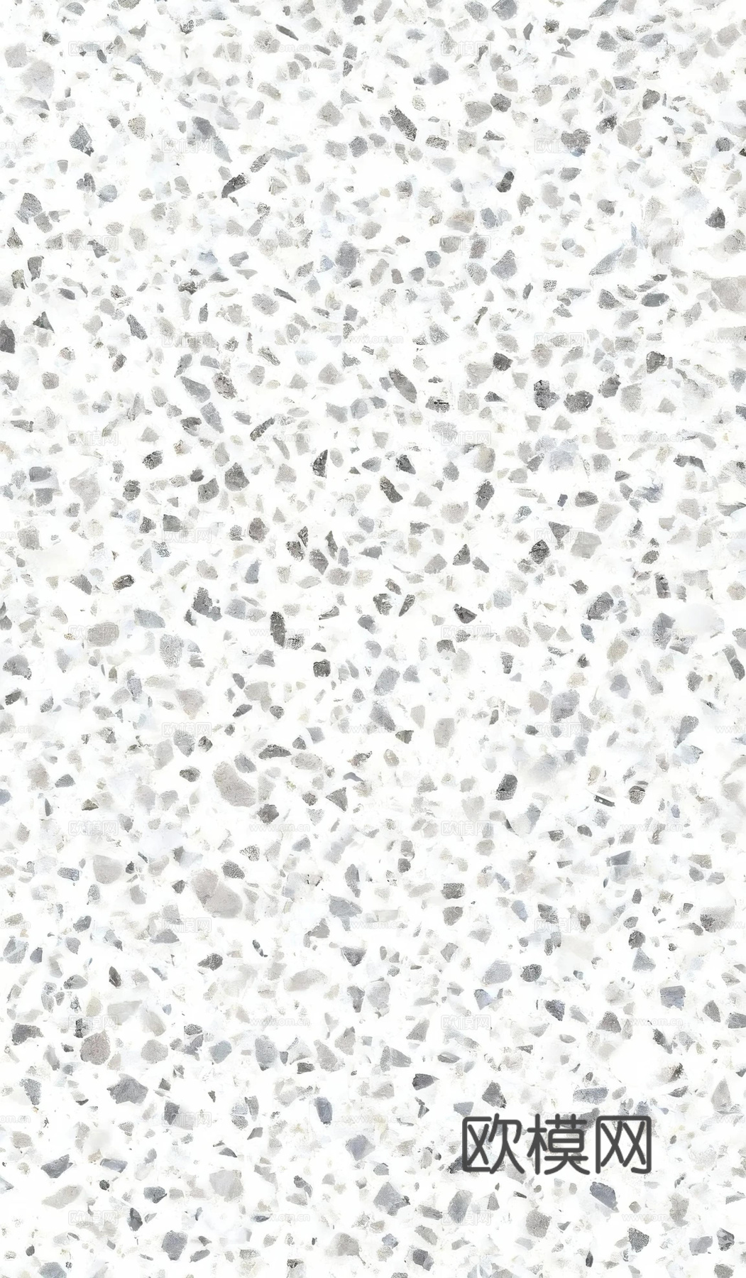 现代简约 白色水磨石瓷砖地砖 白底灰颗粒水磨石