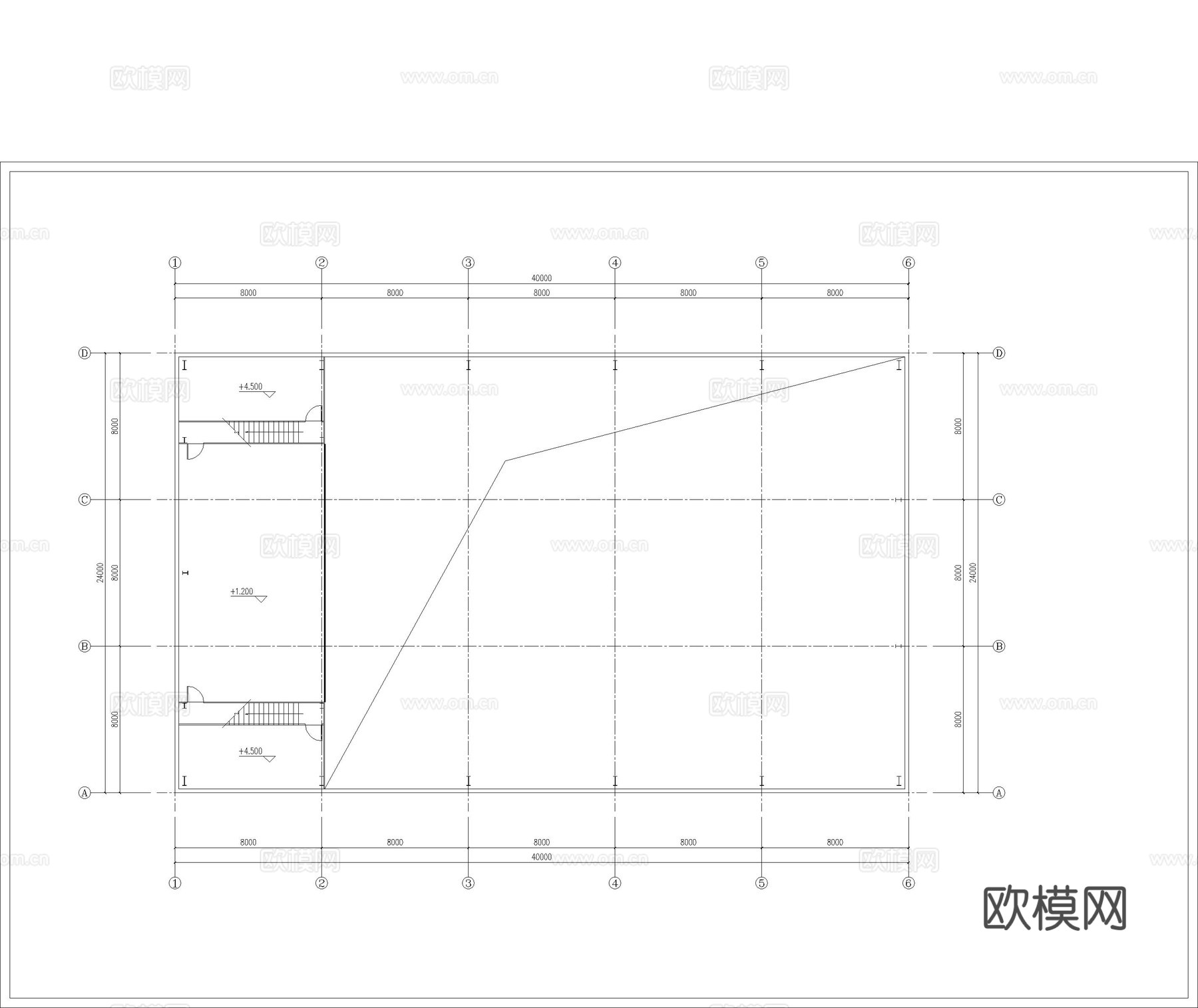 篮球场馆 工程方案 施工图cad施工图