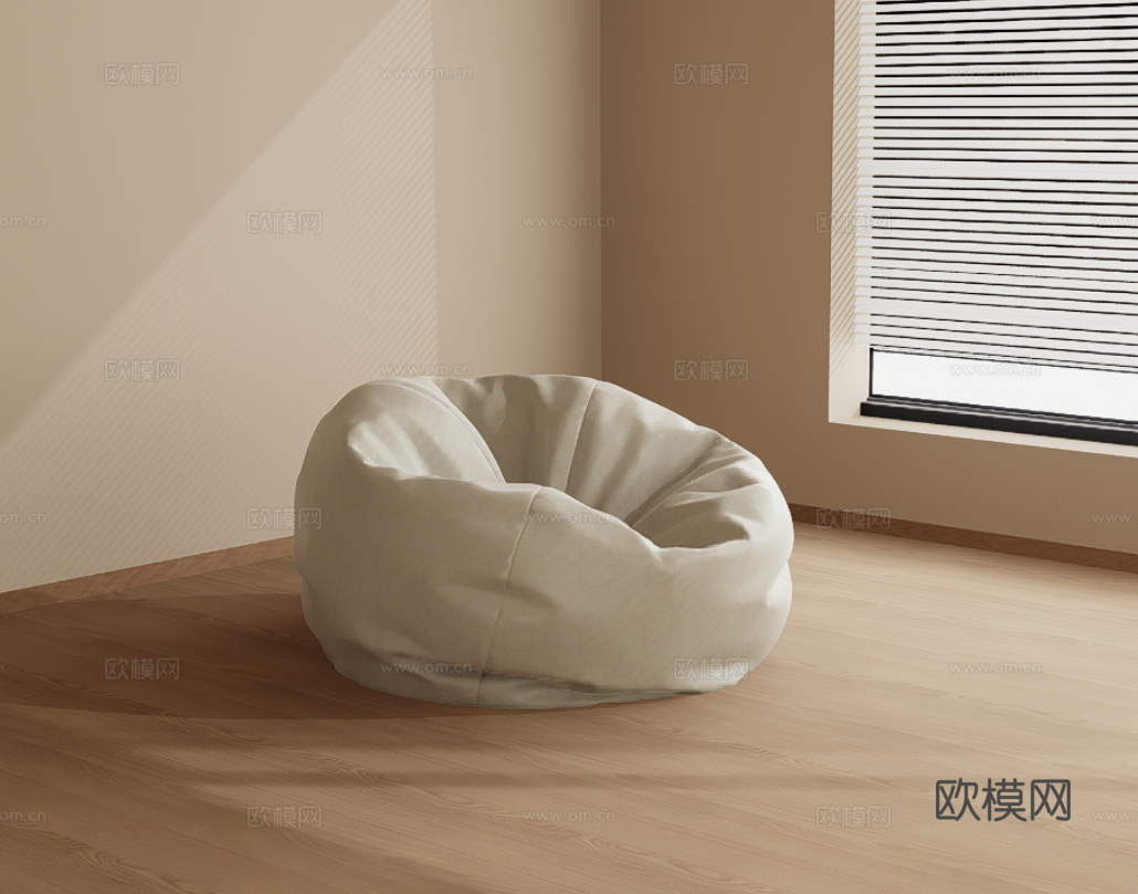 懒人沙发su模型