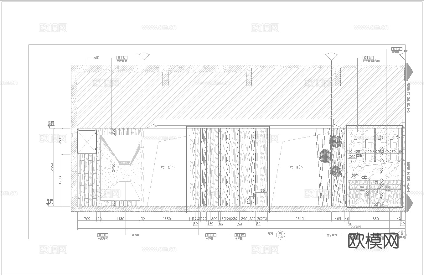 最新3套 中餐厅 西餐厅 施工图合集cad施工图