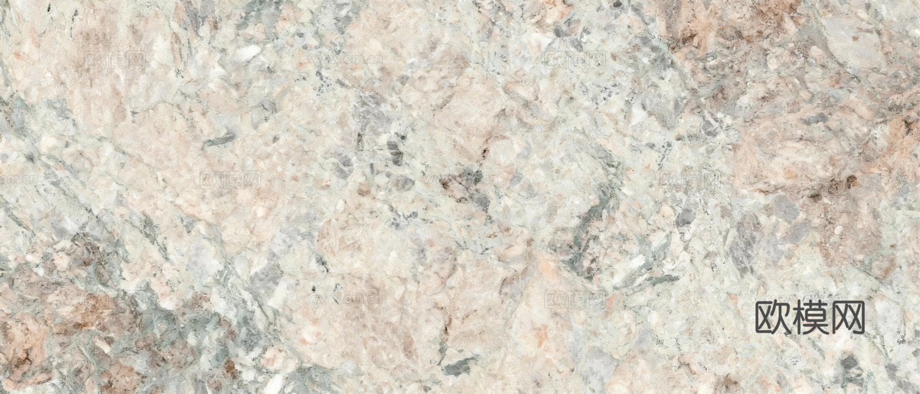 现代轻奢法式 四季粉大理石 粉绿色大理石