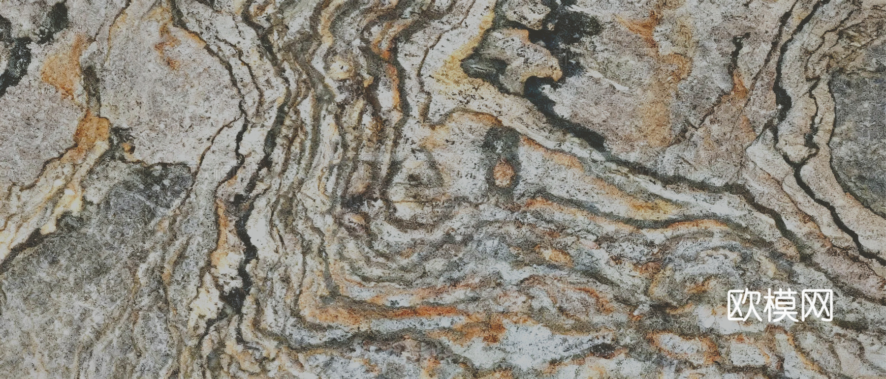 现代轻奢 中式 棕色虎皮纹大理石瓷砖岩板 棕色大理石 木纹山