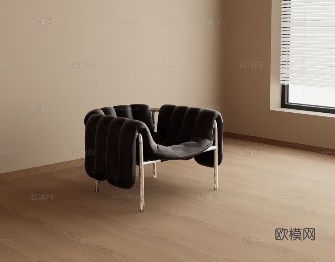 单人沙发su模型