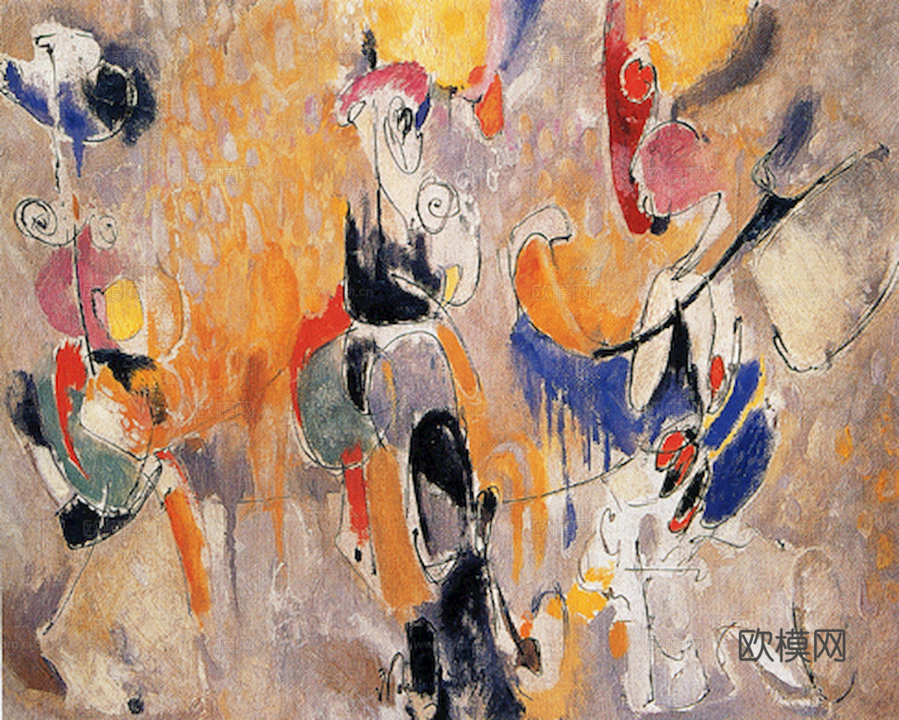 艺术画 抽象画背景装饰画 精裱框画 吉祥挂画山水字画水墨油画下载