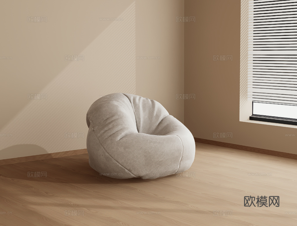 懒人沙发su模型