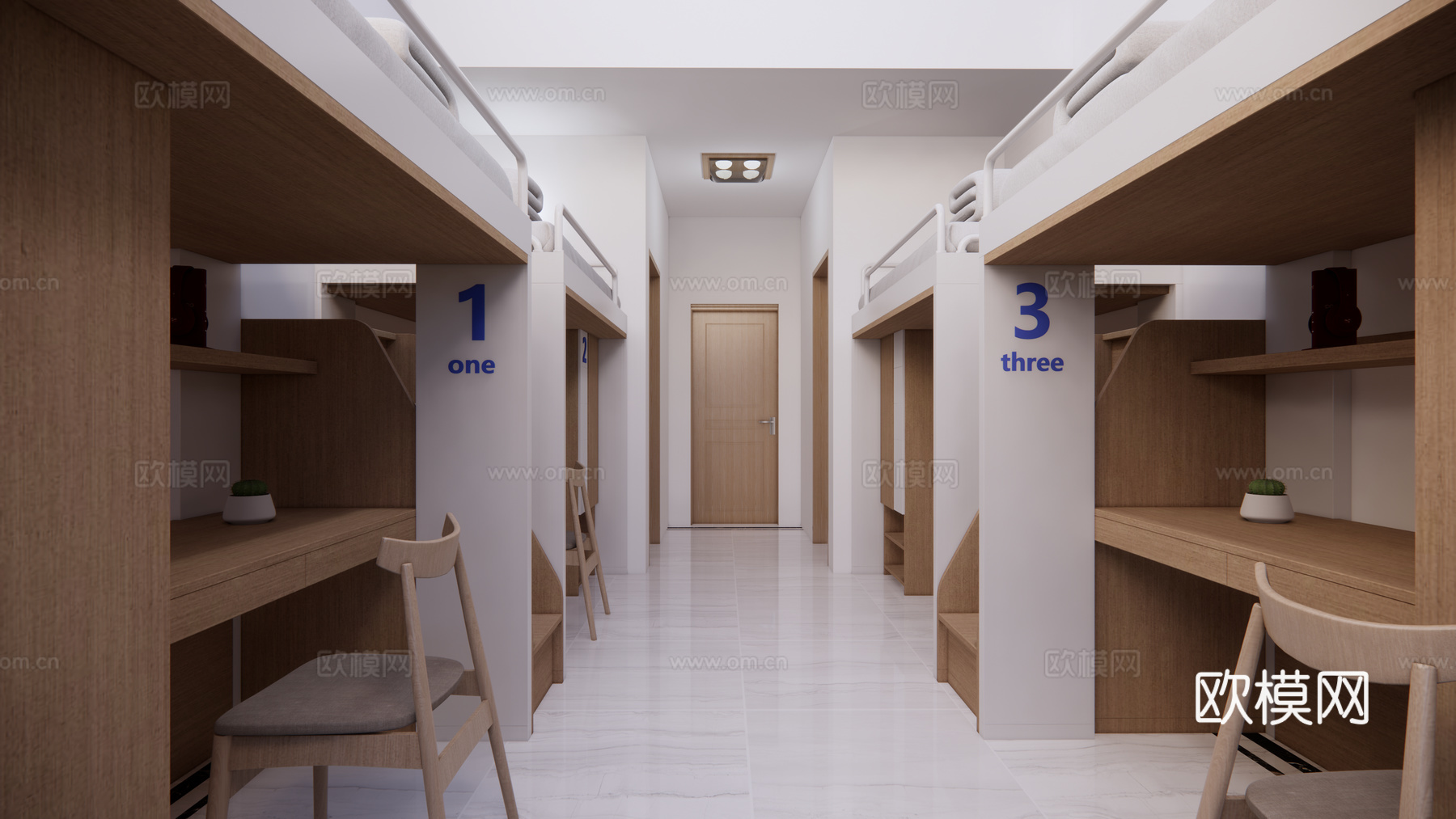 学生宿舍 宿舍 工厂宿舍su模型