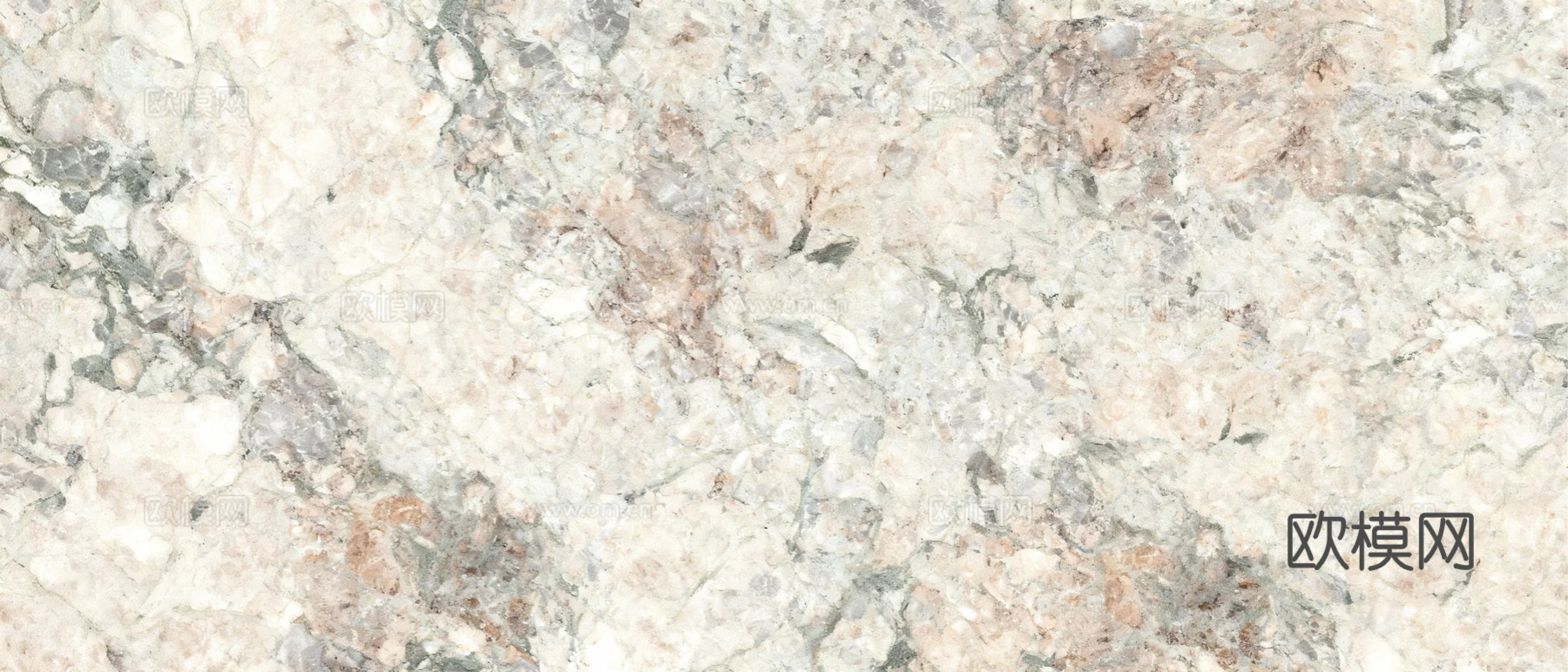 现代轻奢法式 四季粉大理石 粉绿色大理石