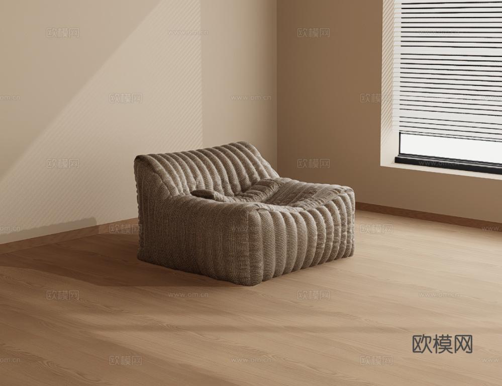 懒人沙发su模型