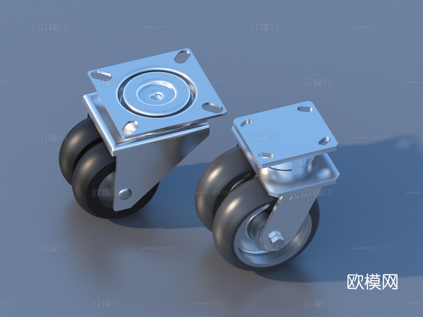 轮子 万向轮3d模型