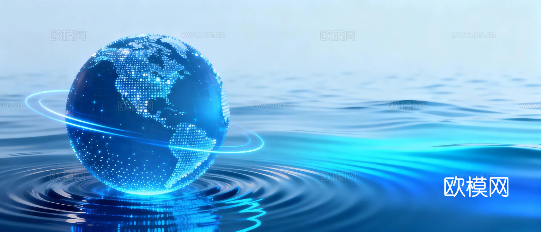 实验室展厅屏幕 地球 LED屏贴图素材 电视屏幕素材贴图