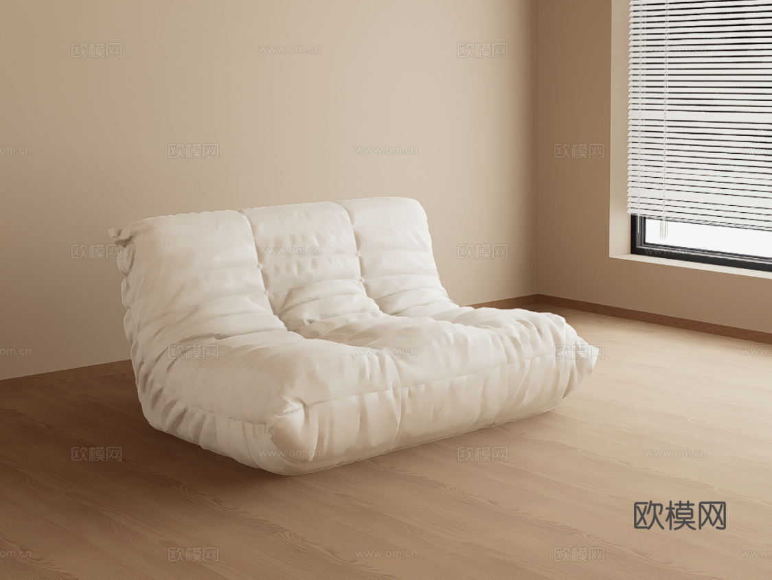 懒人沙发su模型