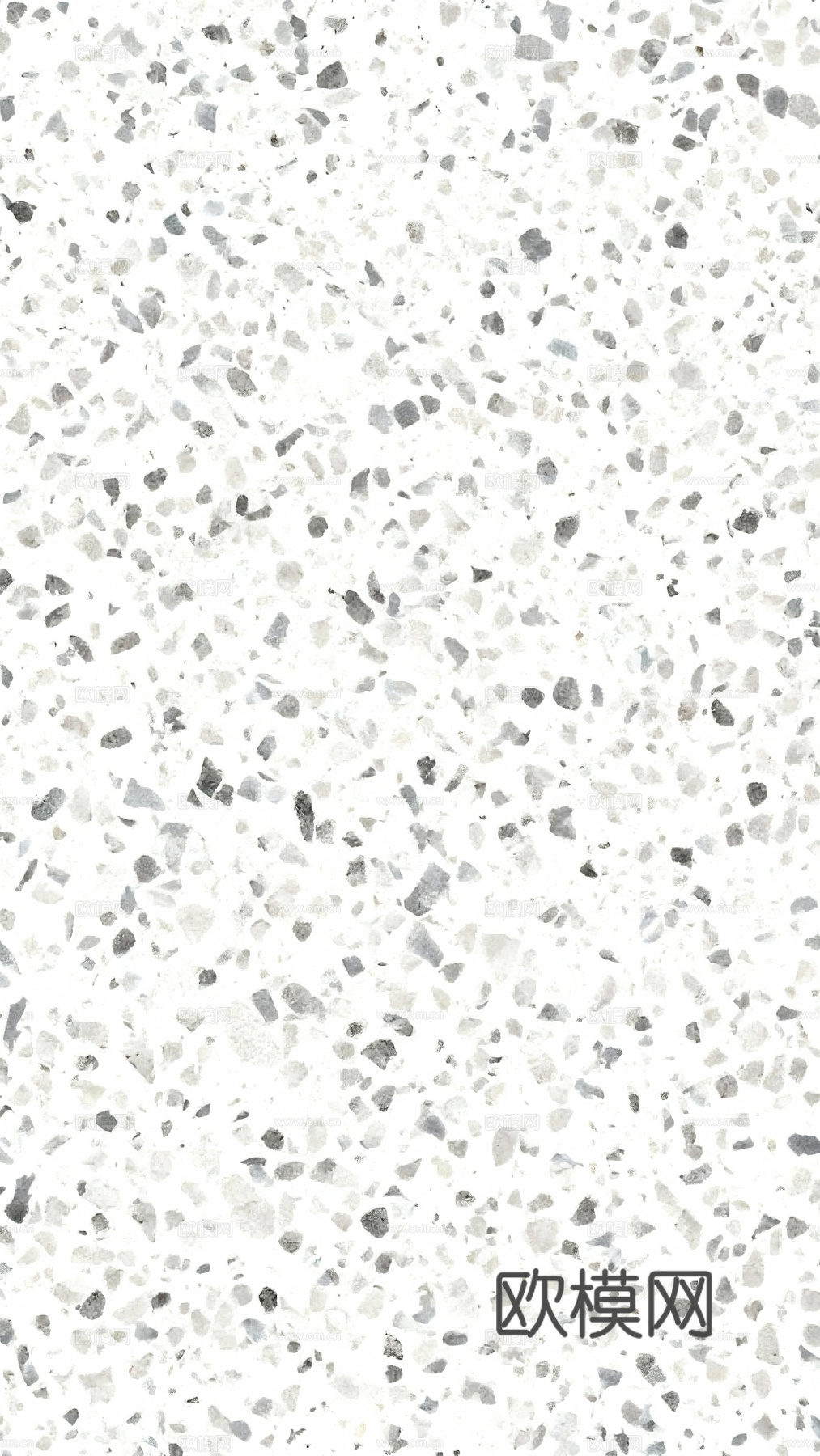 现代简约 白色水磨石瓷砖地砖 白底灰颗粒水磨石