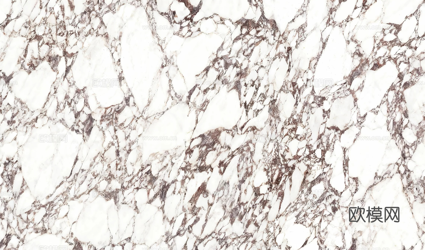 现代轻奢 宝格丽紫岩板大理石瓷砖 爵士白 大花白