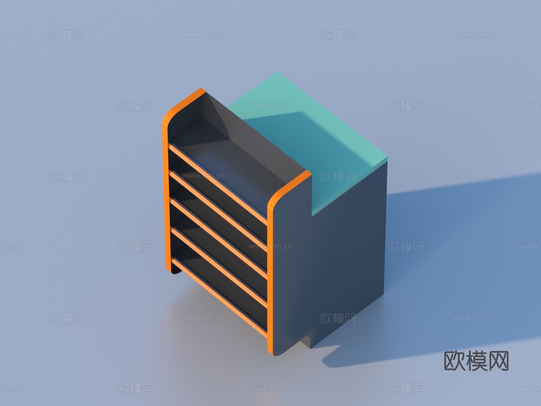 展示柜 超市柜 商品柜 柜子 商场3d模型下载