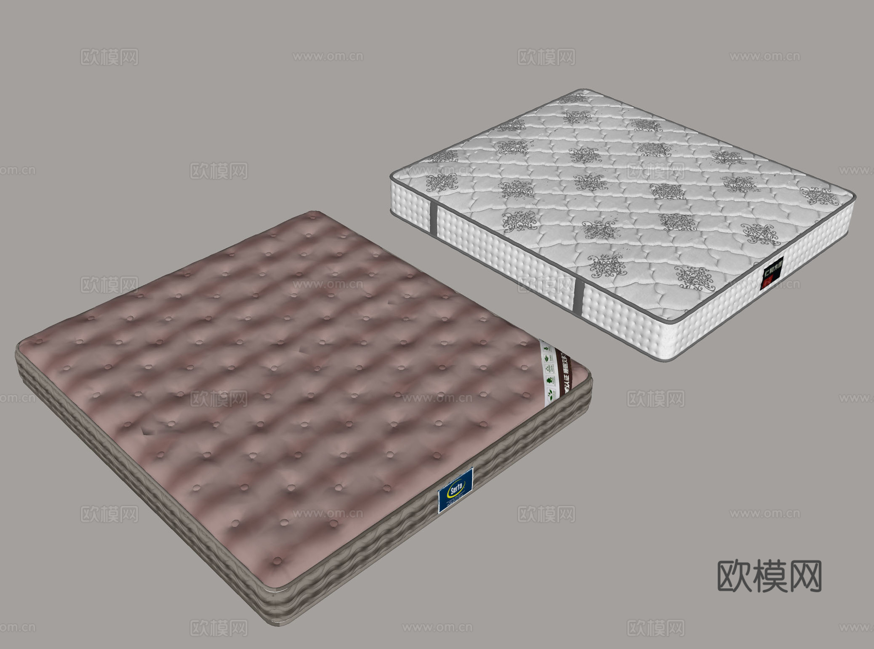 床垫su模型