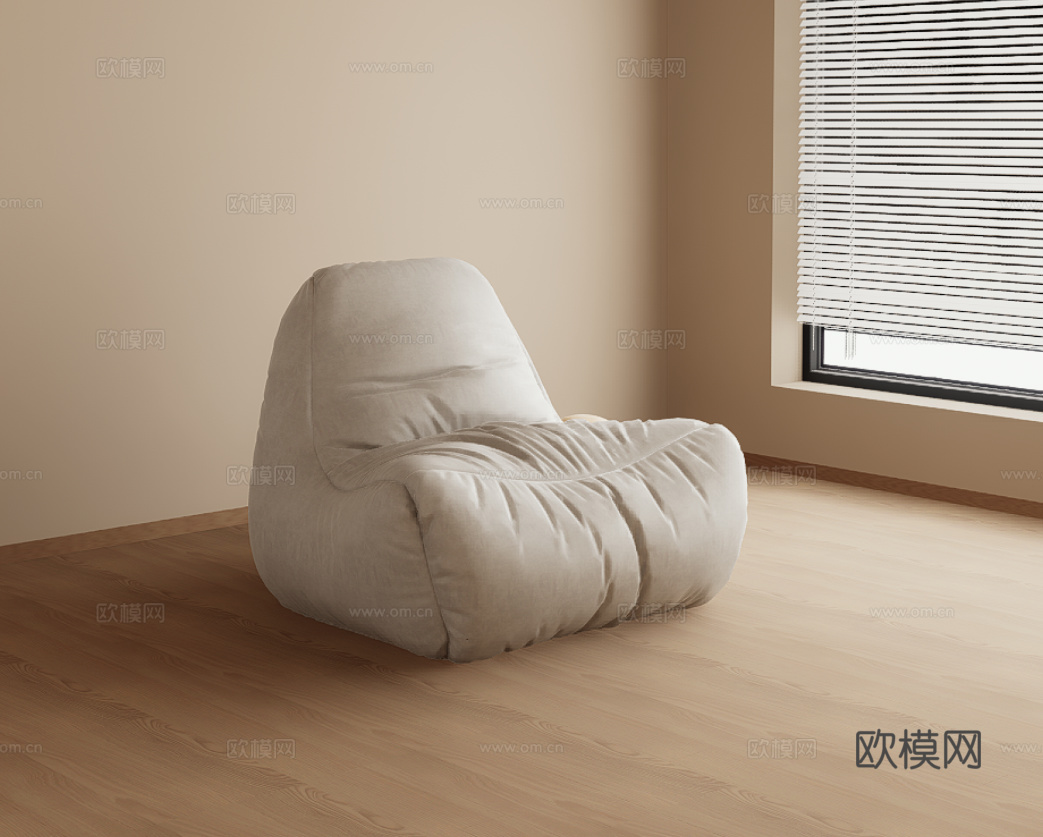 懒人沙发su模型