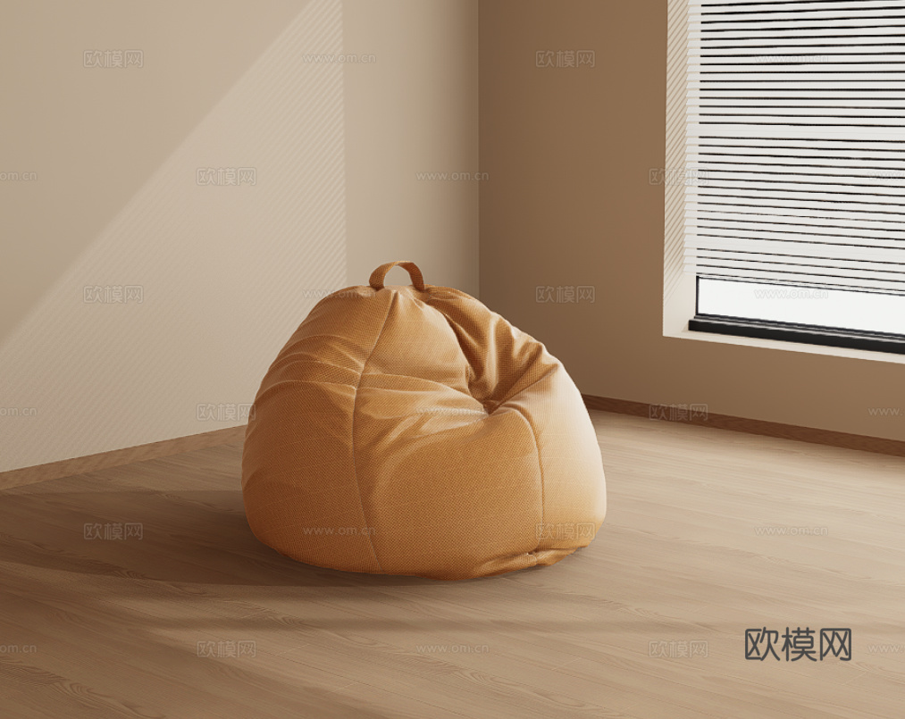 懒人沙发su模型