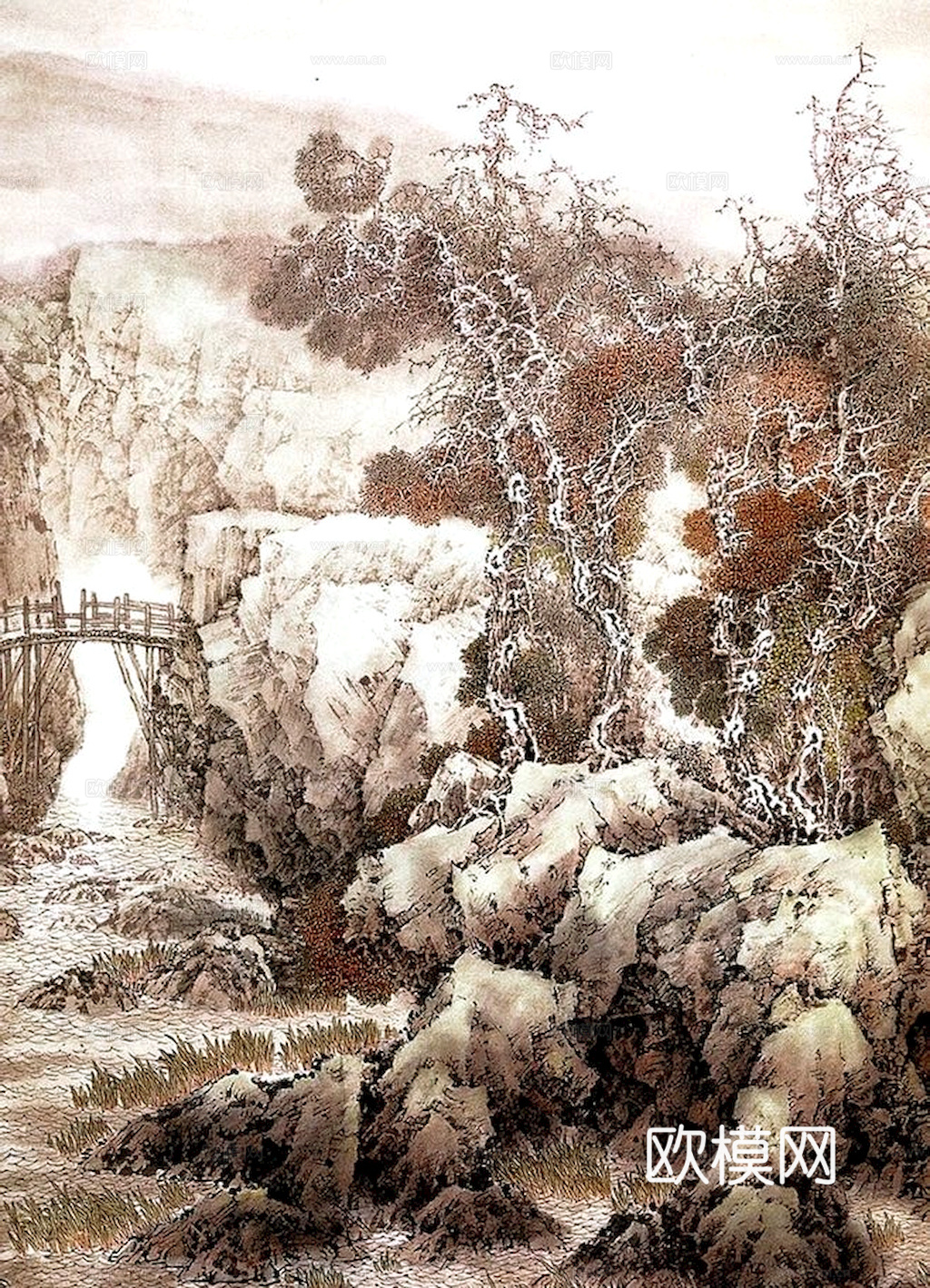 艺术画 抽象画背景装饰画 精裱框画 吉祥挂画山水字画水墨油画下载