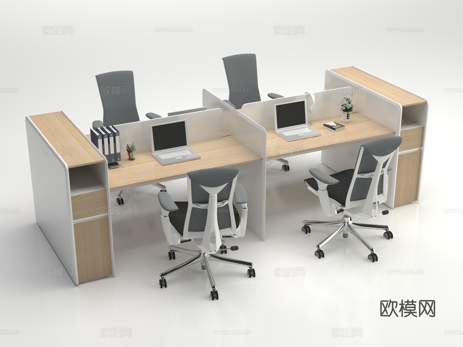 会议桌 办公桌椅 休电脑桌椅3d模型下载