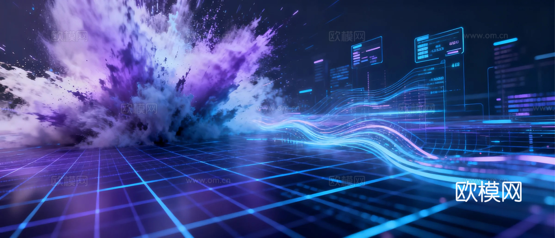 宇宙素材 科技抽象素材 LED屏贴图素材 现代屏幕