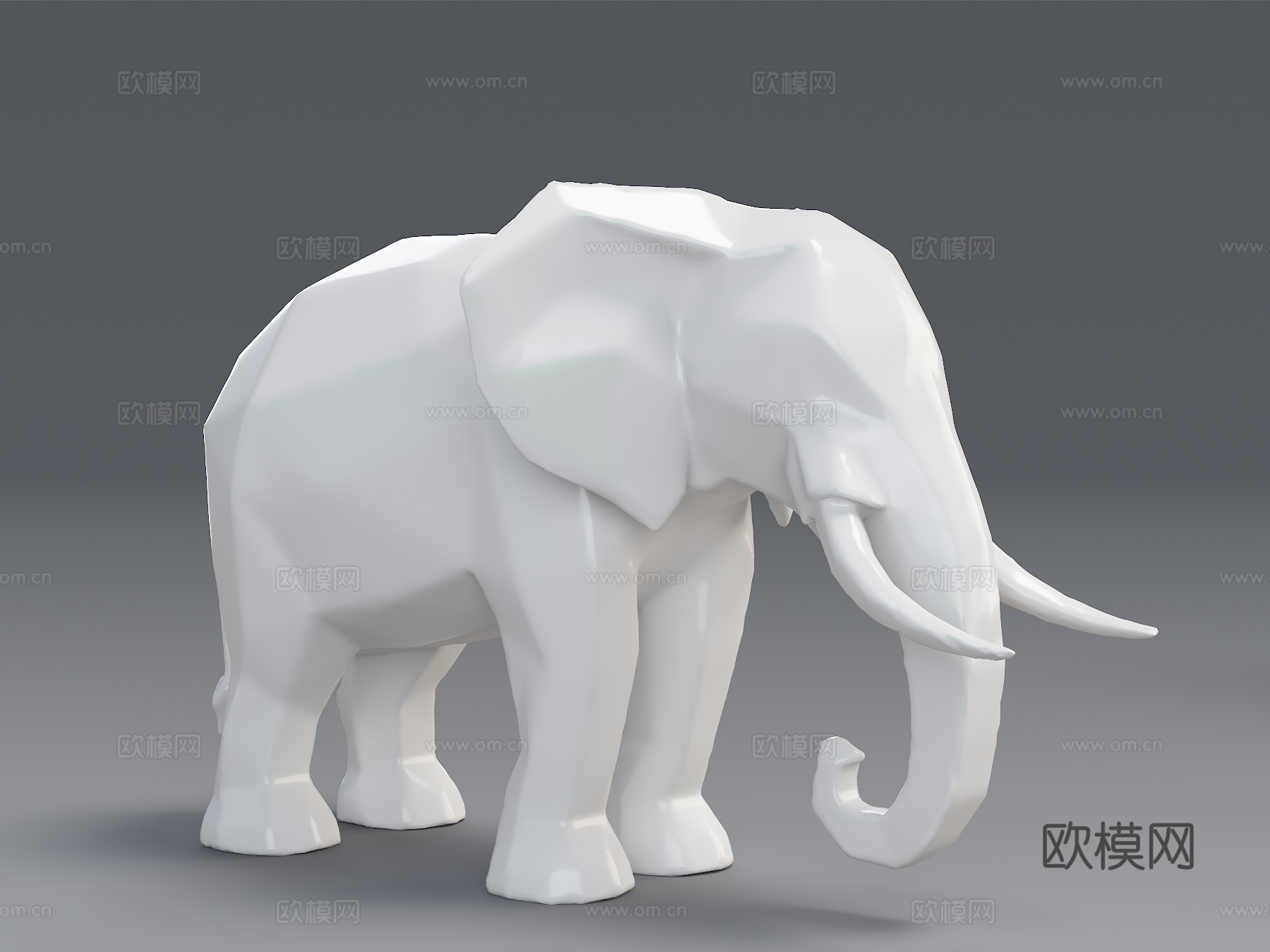 大象雕塑 景观雕塑 多边形雕塑 不锈钢雕塑 公园雕塑 景观雕su模型