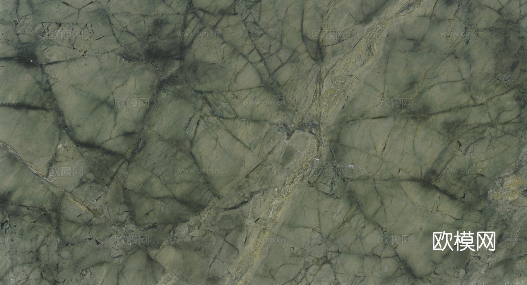 现代意式绿色大理石 奢石