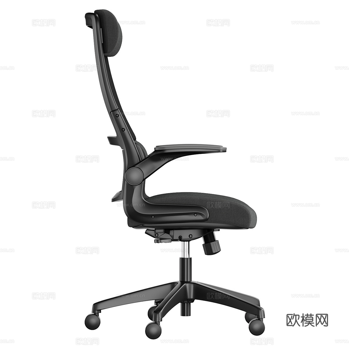 现代 UE MC1110E 办公椅3d模型下载（渲染图2）