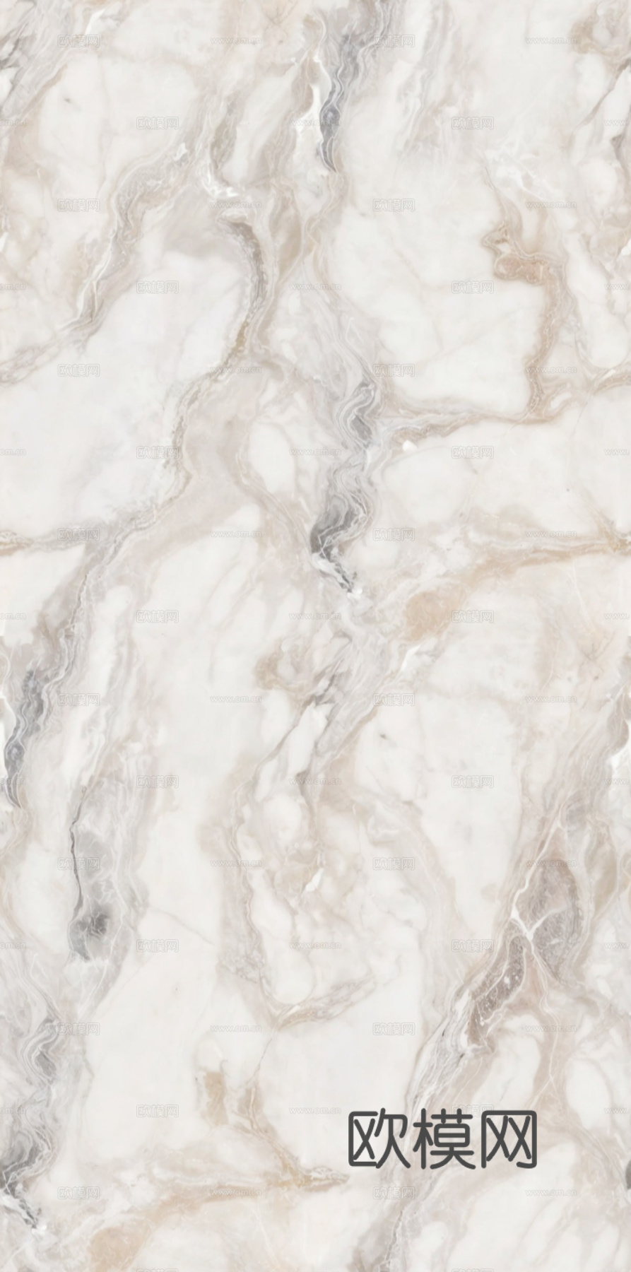 现代浅色芬迪白大理石 奢石
