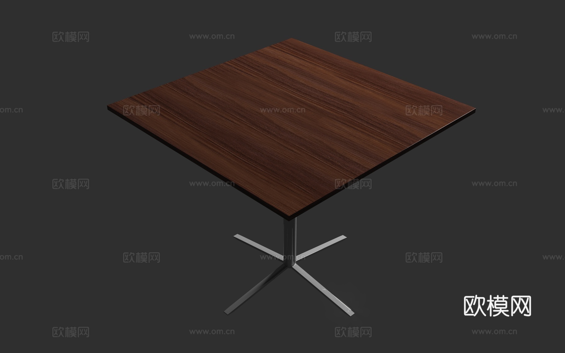 方桌 桌子 商务桌 单人桌 休闲桌 陈设3d模型下载